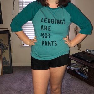 Leggings are pants shirt